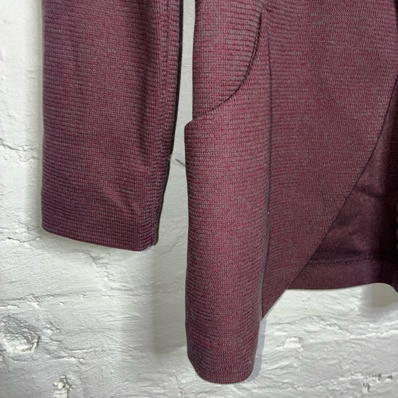 Dynamite Dusty Burgundy Open Front Cardigan Size M - Picture 3 of 5